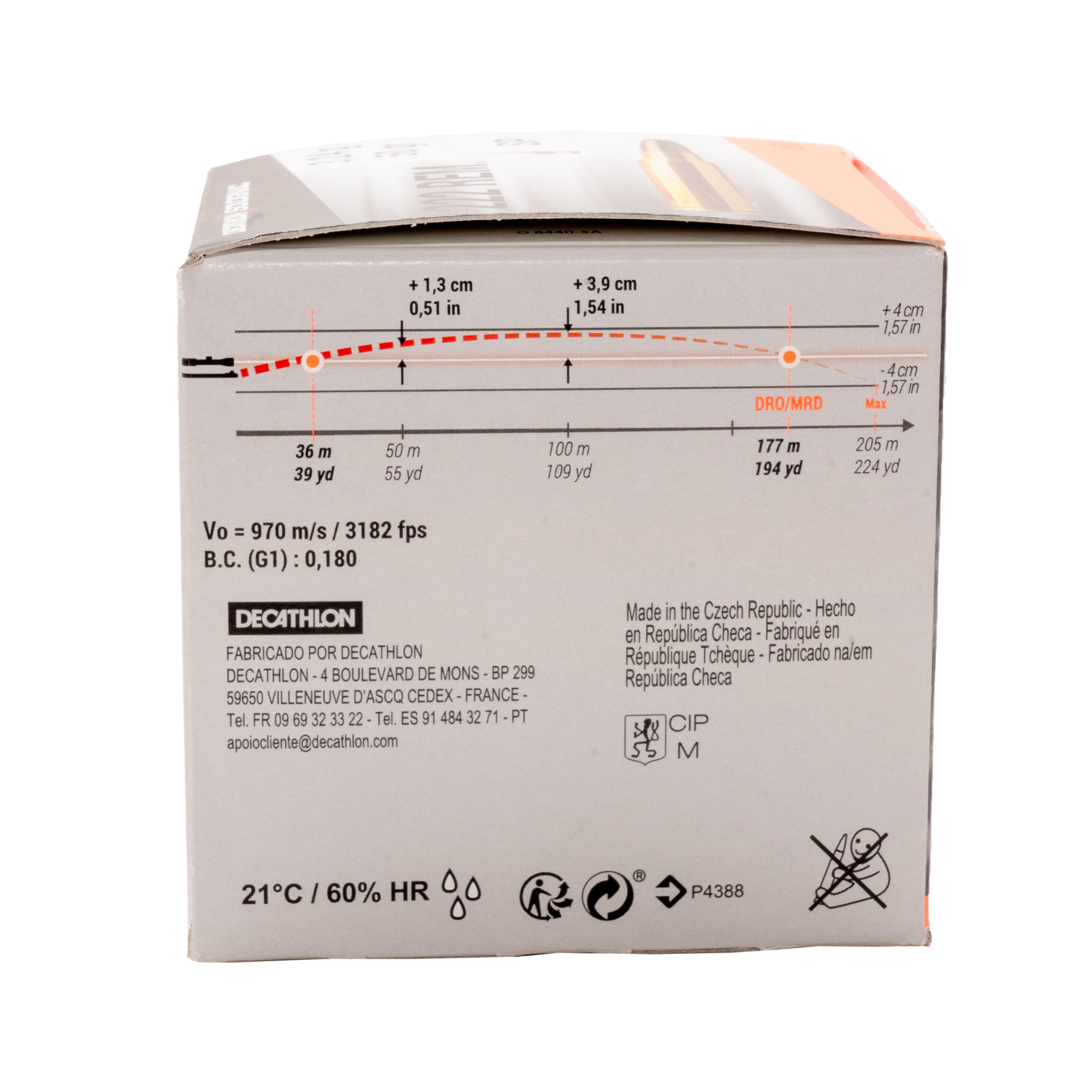 SOLOGNAC Náboj 222 Remington 3,24 g/50 grs, 50 kusov . · záber 5