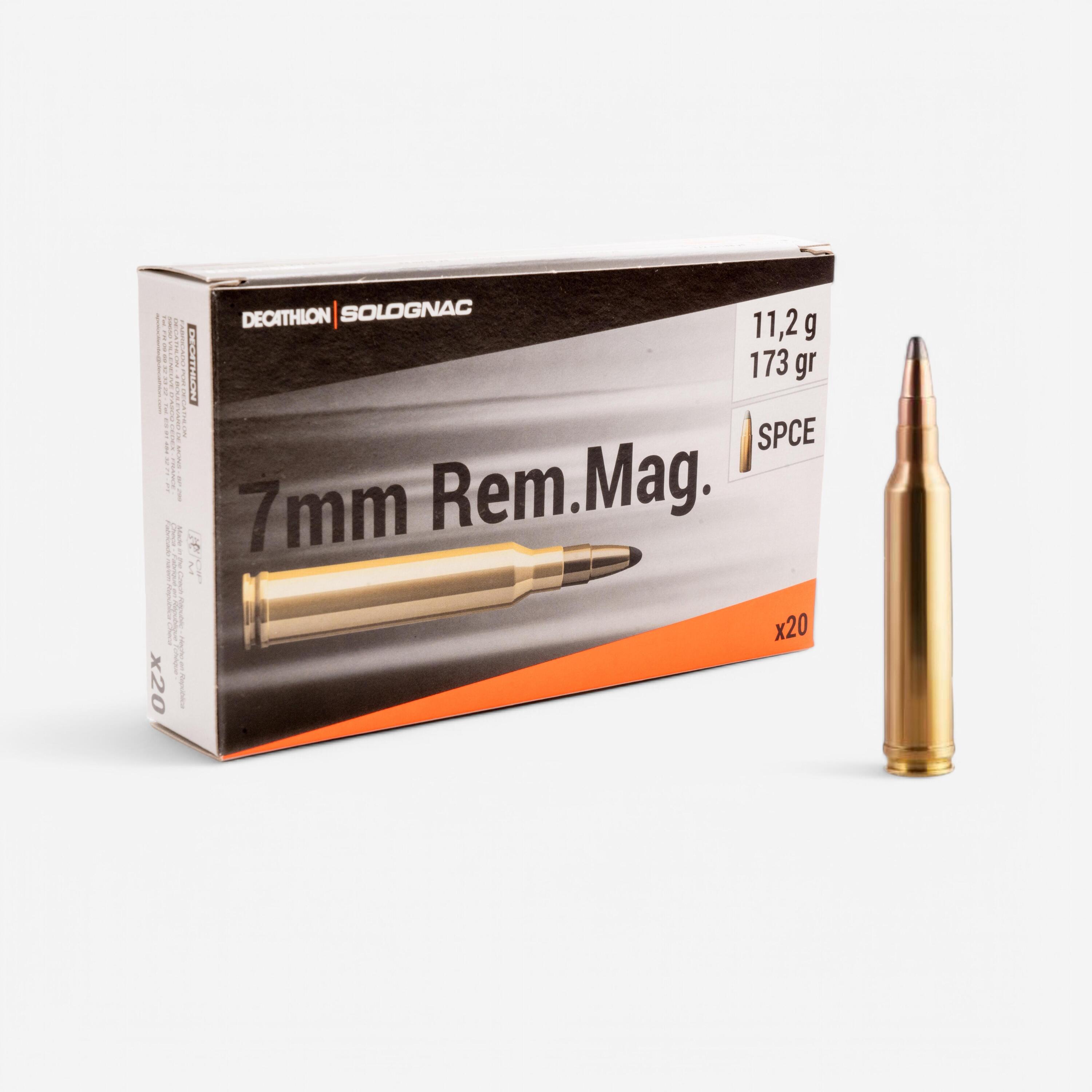Balle 7 RM REMINGTON MAGNUM 11,2g/173gr X20 1/4