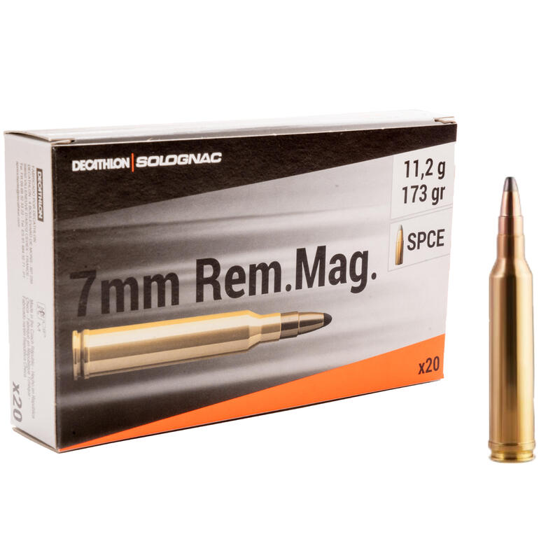 Bala 7 RM Remington Magnum 11,2 g/173 granos x20