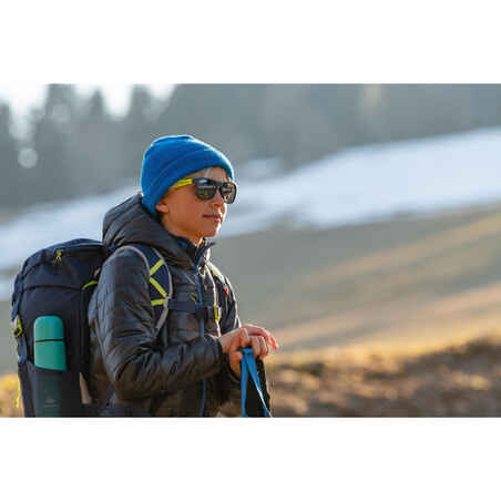 KIDS’ PADDED HIKING JACKET MH500 7-15 YEARS - BLUE