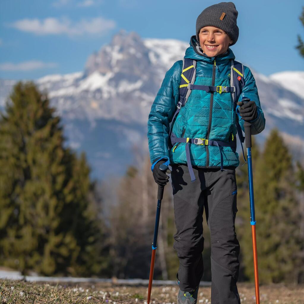 Pantalon de randonnée enfant MH500 noir 7- 15 ans