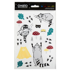 STICKERS OXELO RACCOON
