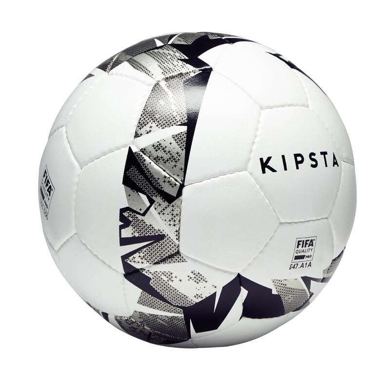 Bal voor zaalvoetbal FS900 63 cm wit en grijs