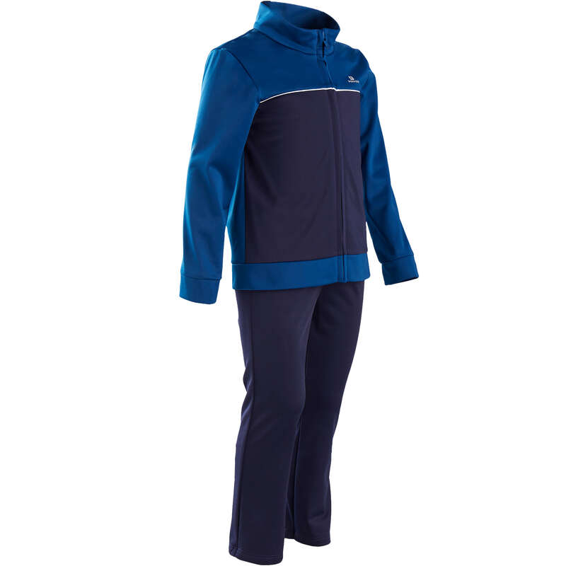 DOMYOS Gym'y Baby Gym Tracksuit Blue Decathlon