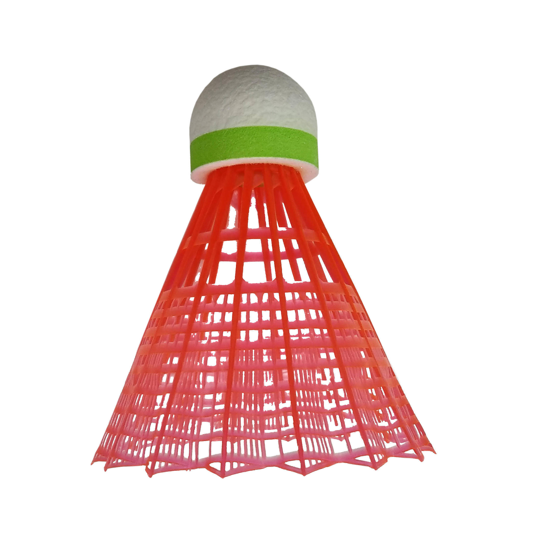 PLASTIC SHUTTLECOCK PSC 100 Medium 3-Pack - WH/YE/OR -  5