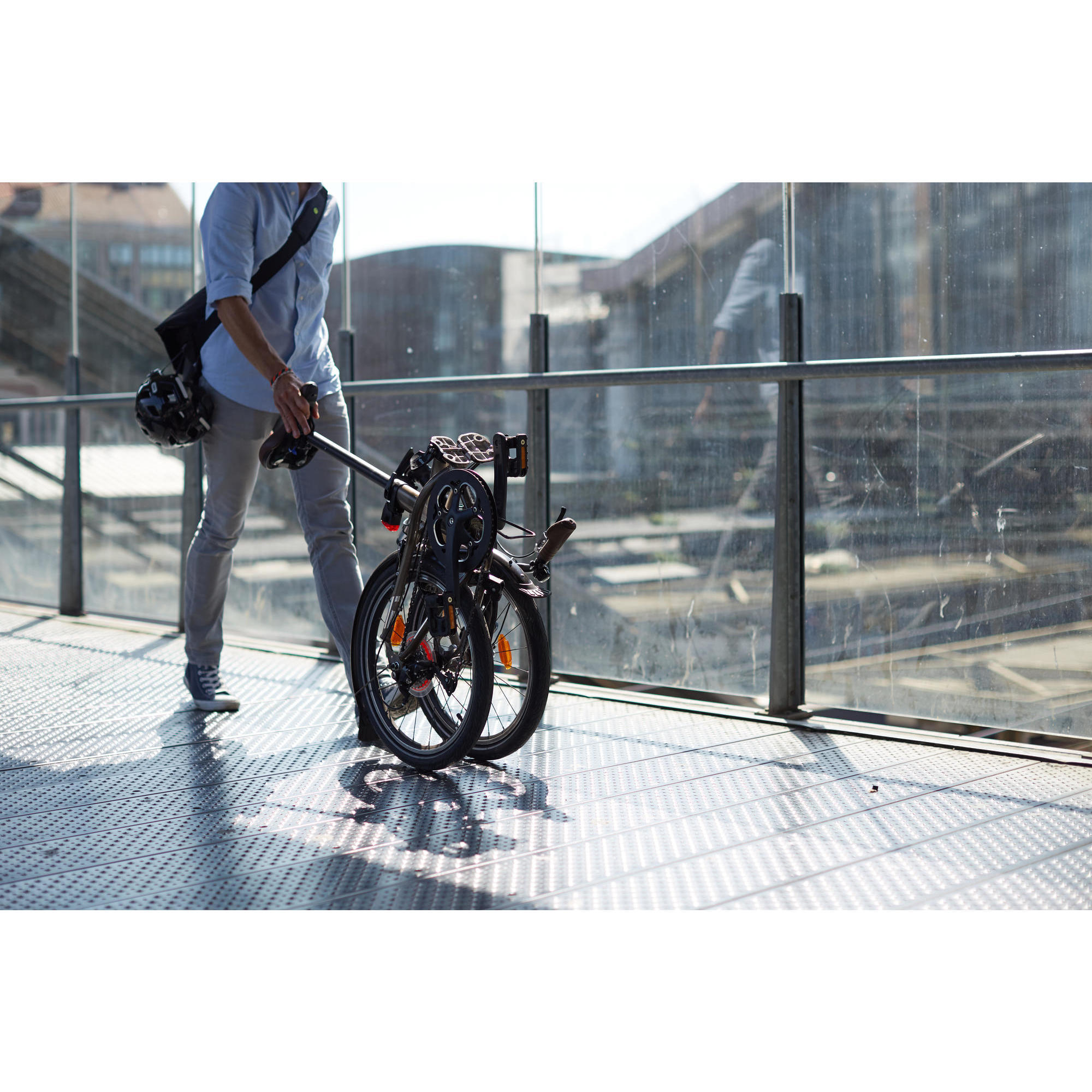 TILT 900 FOLDING BIKE RAW VARNISHED ALUMINUM