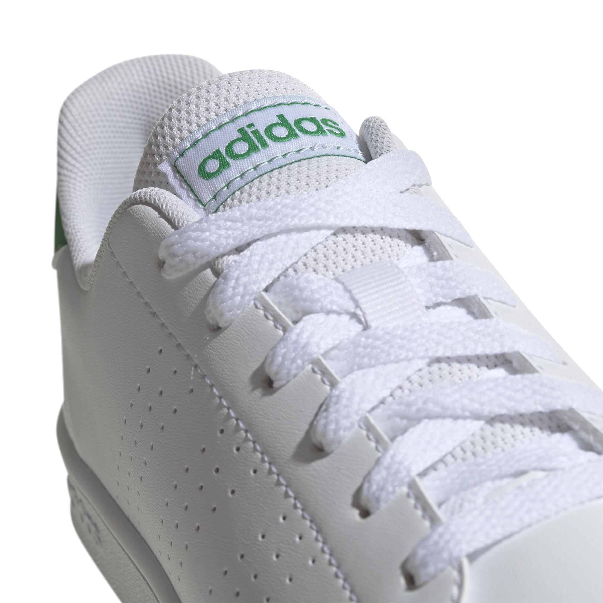 Kids' Lace-Up Trainers Advantage - White 7/8