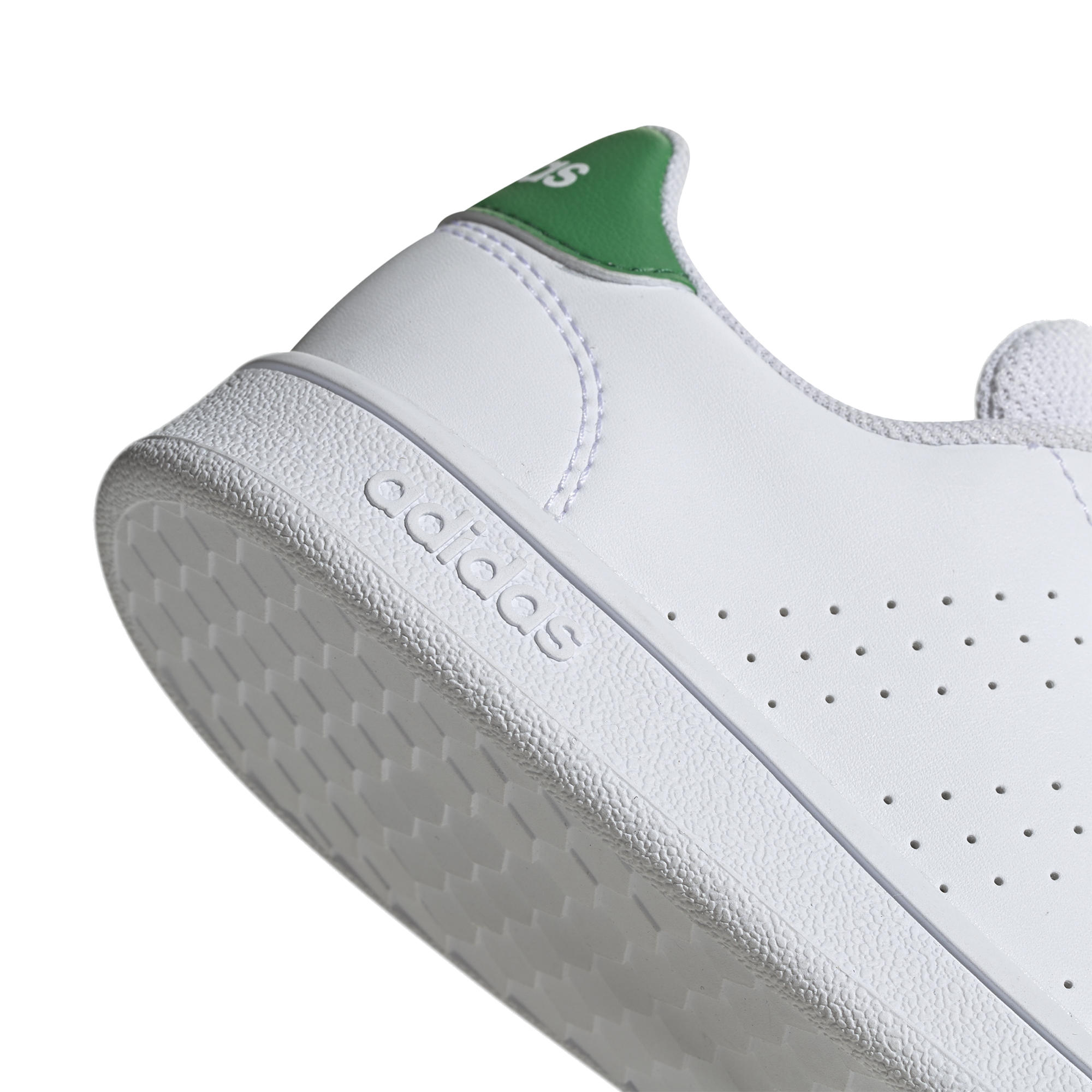 Gebraucht - Sportschuhe Kinder Klettverschluss Adidas - Advantage weiss 6/12