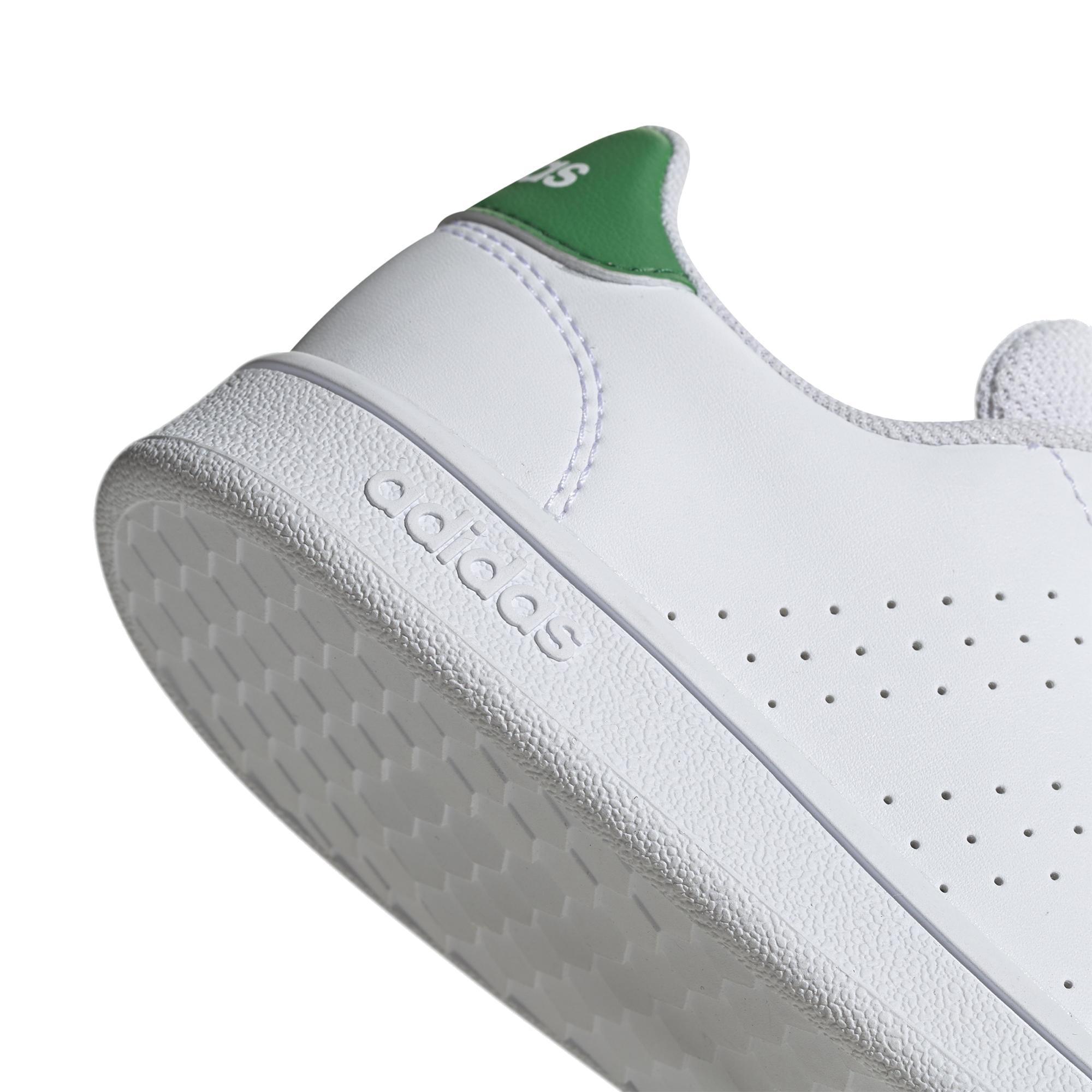 ADIDAS Scarpe da ginnastica scratch per bambini - ADVANTAGE bianco