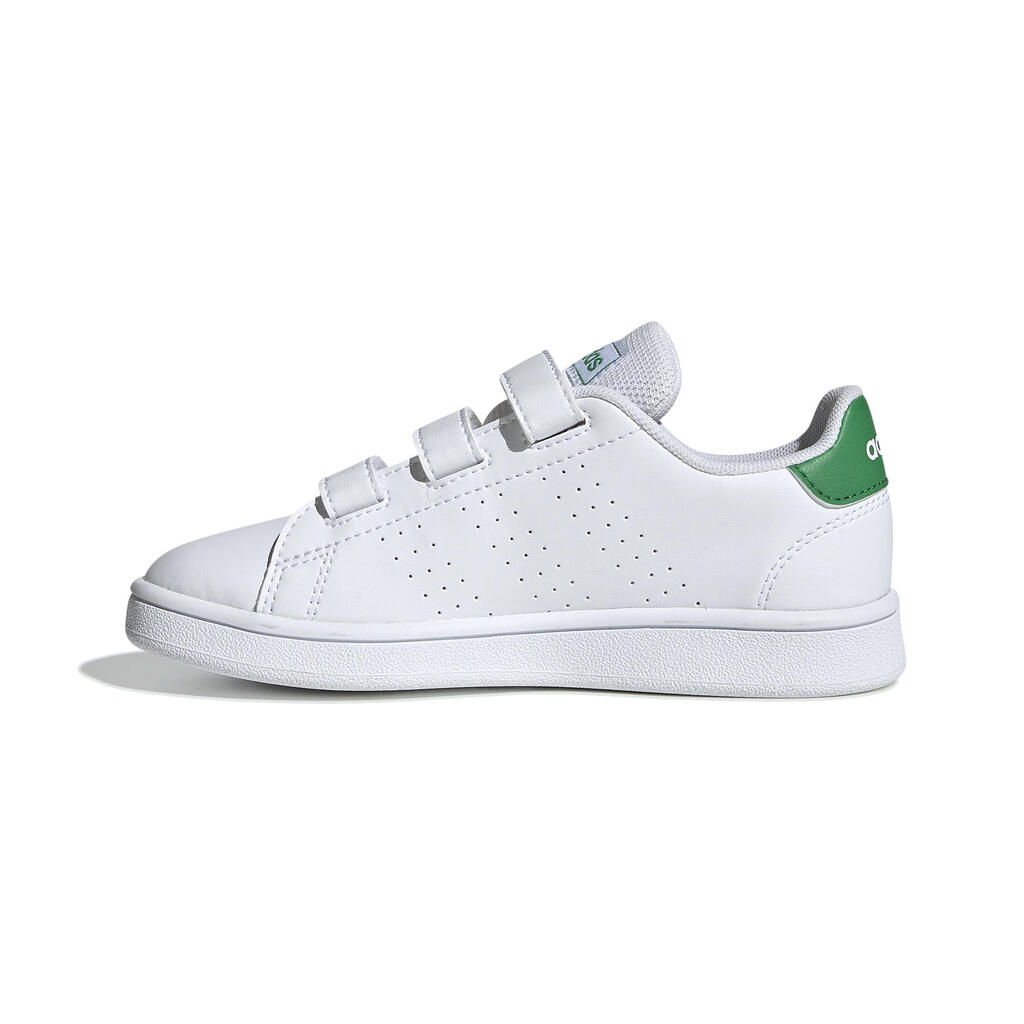 Adidas Kinder Tennisschuhe Klettverschluss - Advantage weiss 