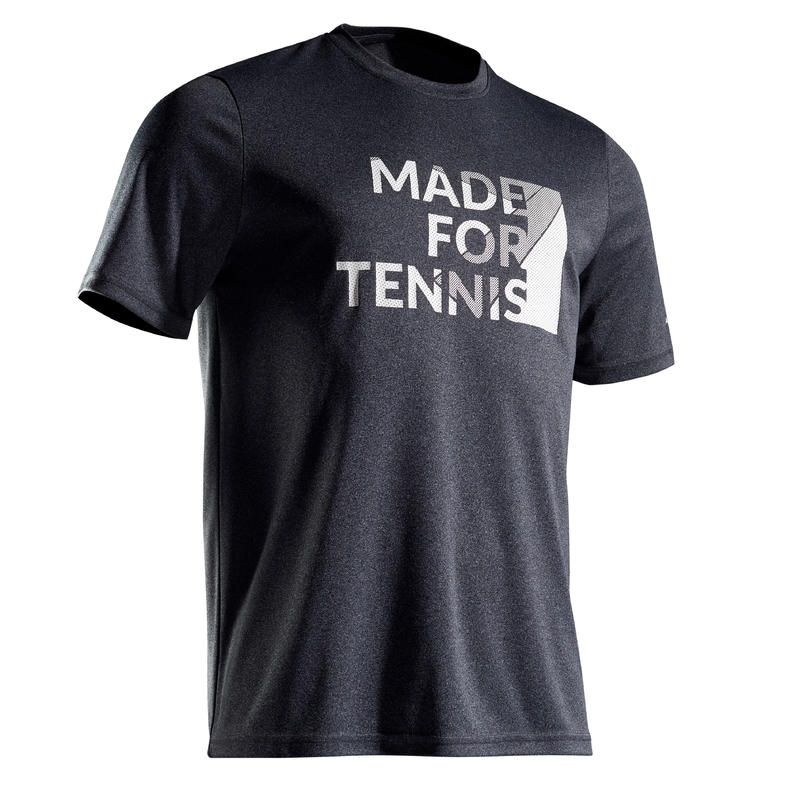 Soft 100 Tennis T-Shirt - Mottled Grey Soft 100 Tennis T-Shirt - Mottled Grey