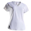 女款網球T恤Soft 500－白色