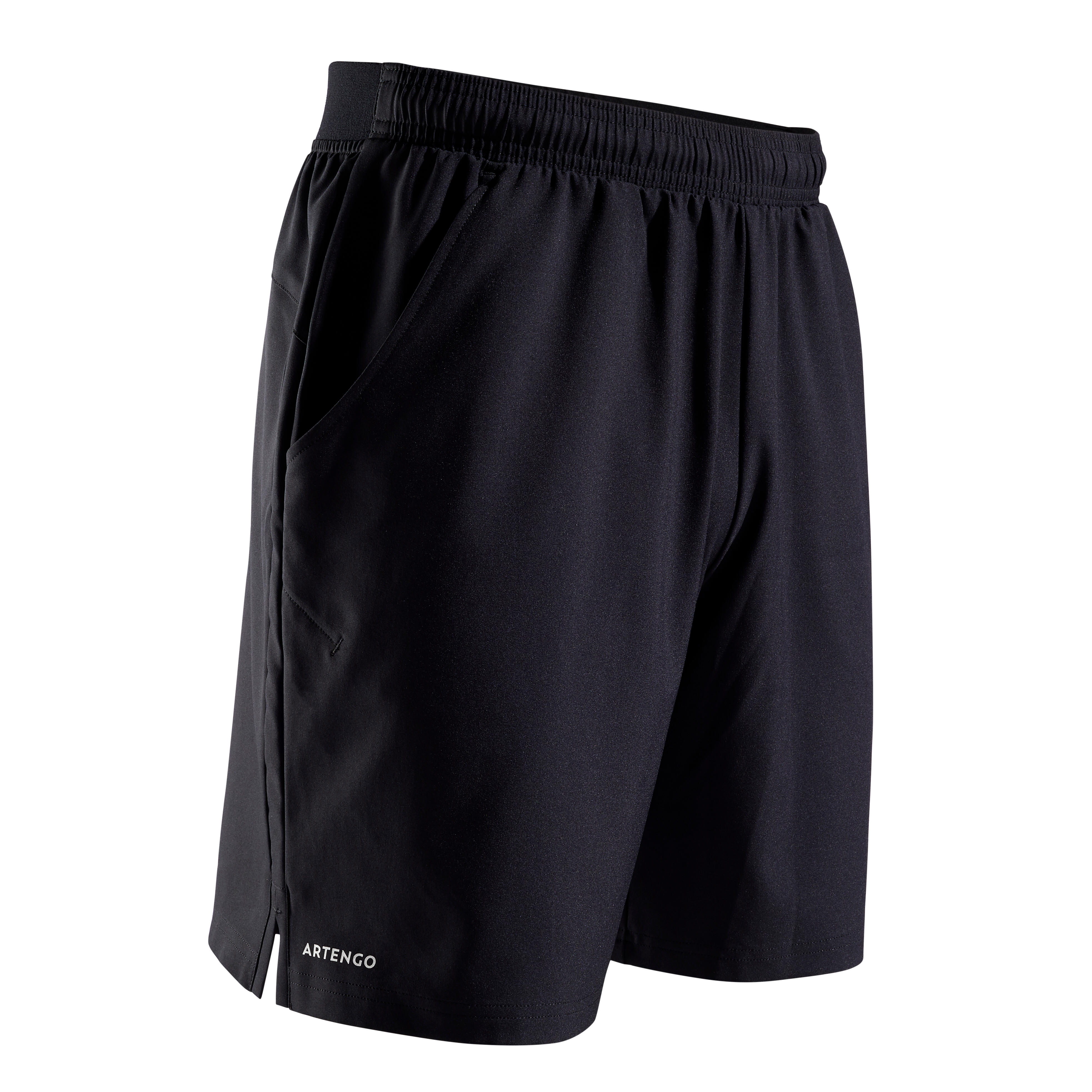 kuikma Men Tennis Shorts Dry 500 Black-picture-19