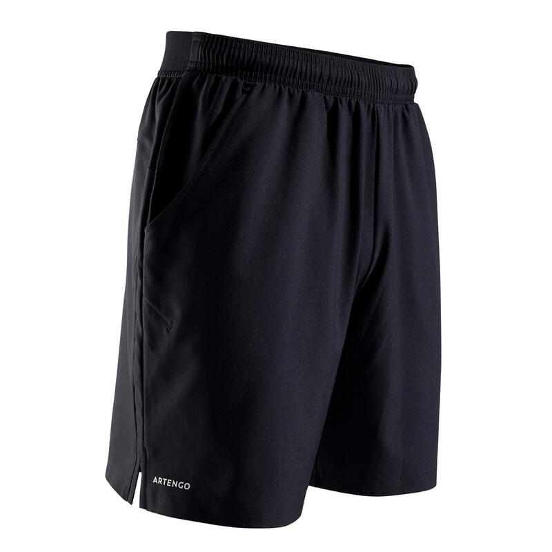 Pantalón corto de tenis hombre Artengo DRY TSH 500 negro