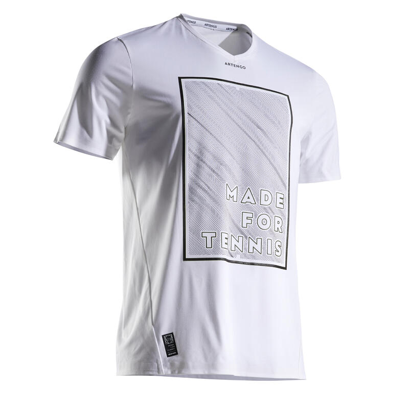 900 Light Tennis T-Shirt - White/Yellow