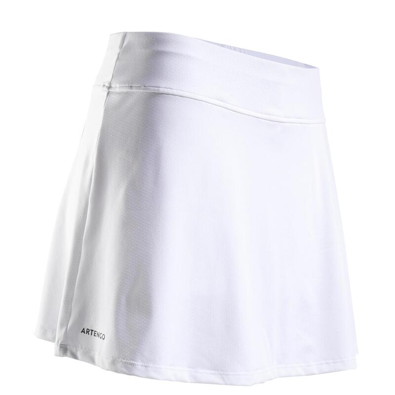 JUPE DE TENNIS FEMME SK SOFT 500 BLANCHE