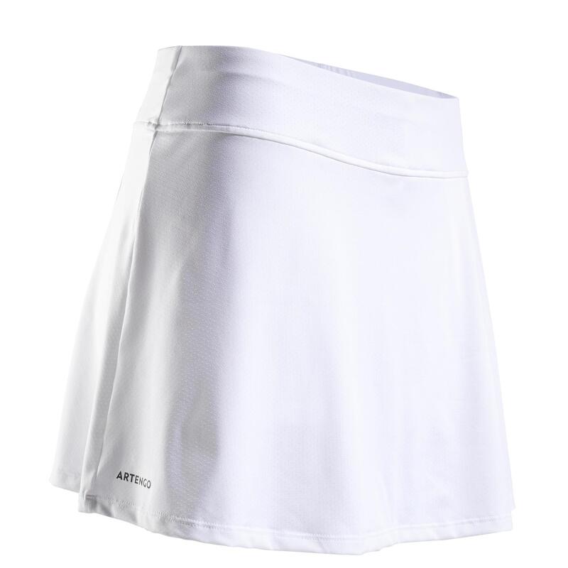 Tenisová sukně SK Soft 500 bílá 
