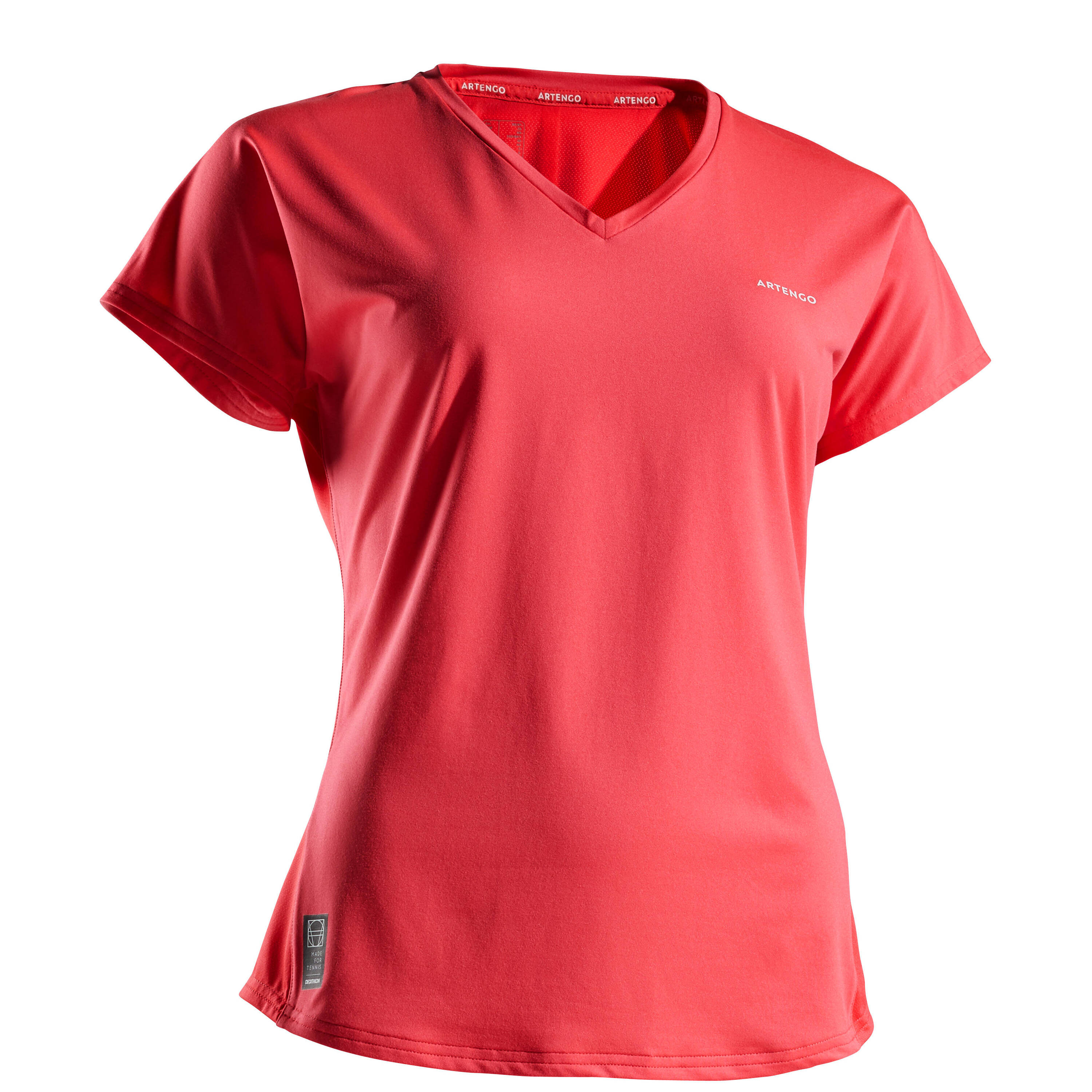 Women's Tennis T-Shirt Soft 500 - Pink -  1