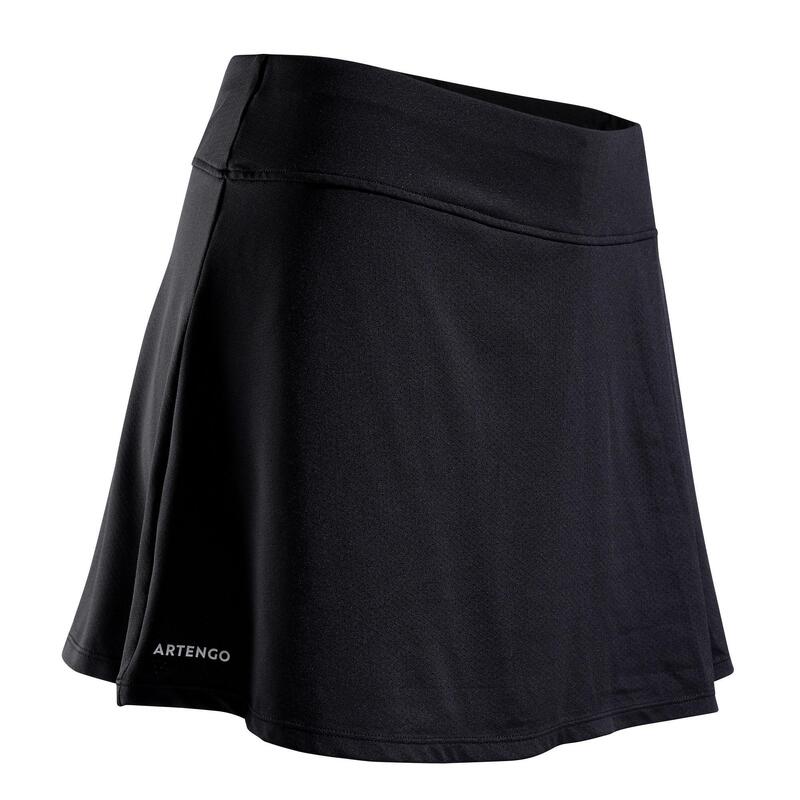 JUPE DE TENNIS FEMME SK SOFT 500 NOIRE