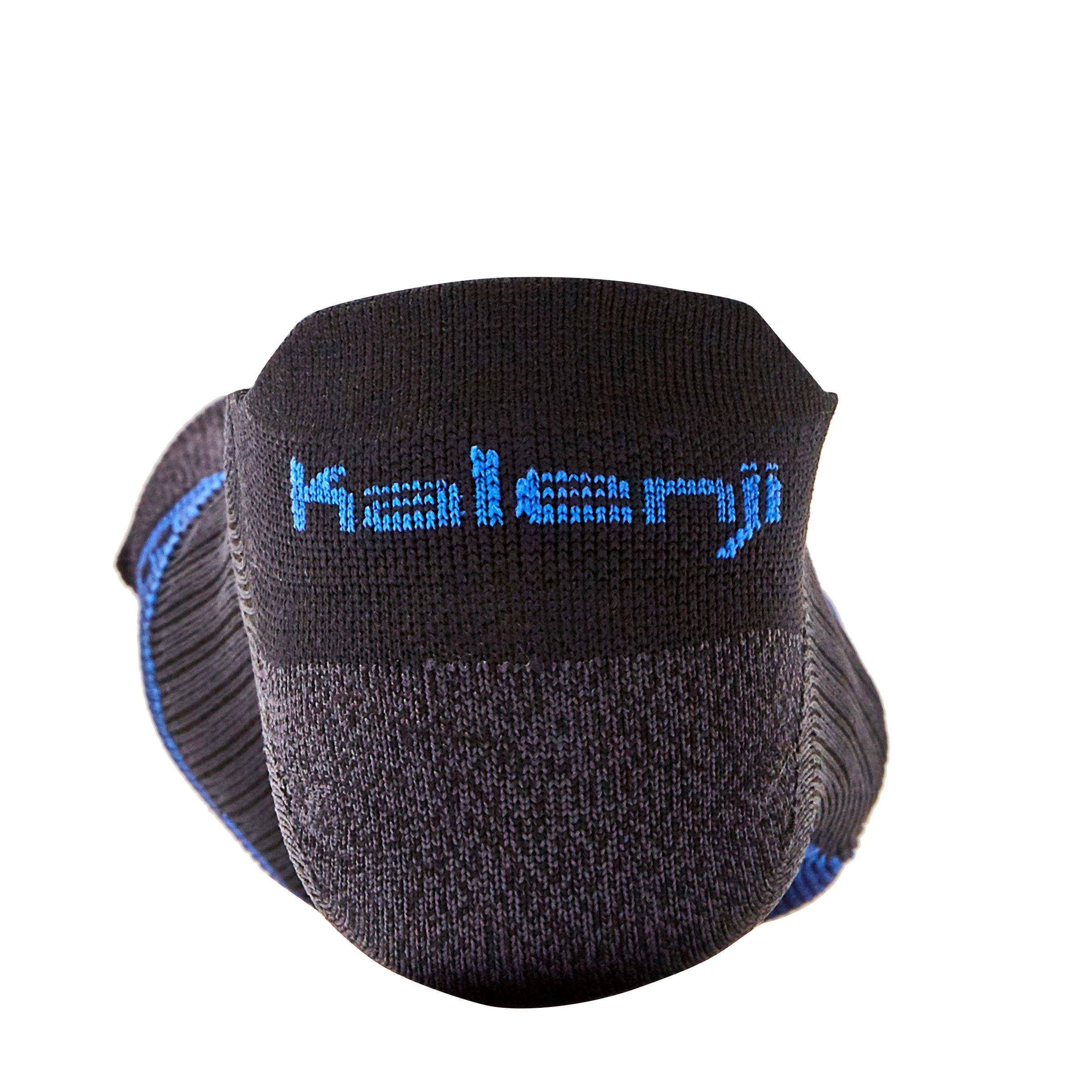 RUNNING INVISIBLE FINE SOCKS KIPRUN - BLACK/BLUE 7/9