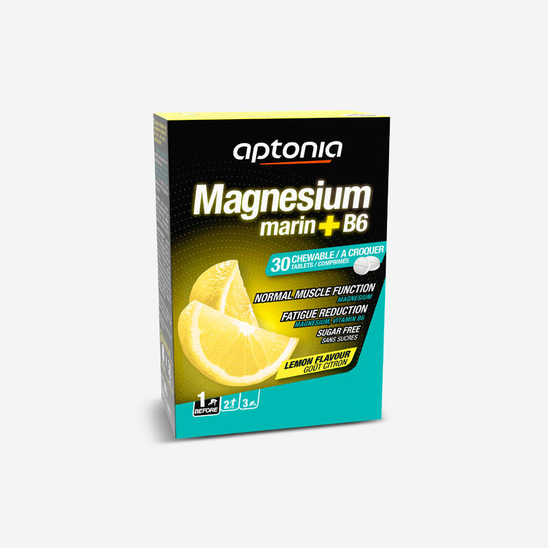 Magnézium +B6 vitamin rágótabletta, citrom, 30 db