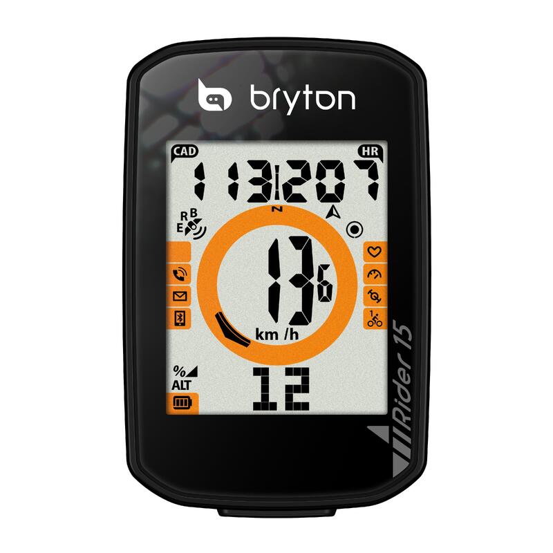 Cuentakilómetros GPS bici Bryton Rider 15