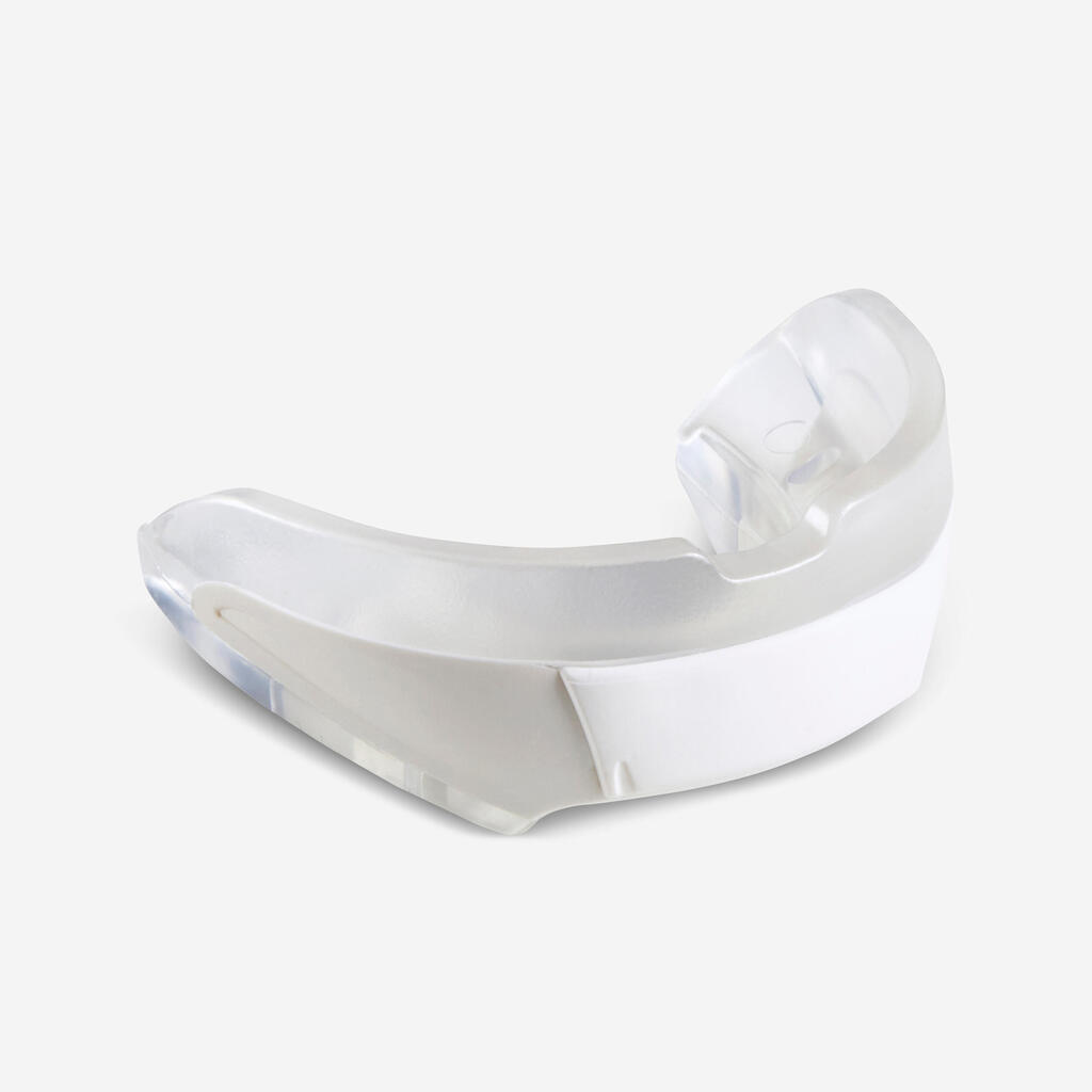 Adult Medium-Intensity Field Hockey Mouthguard Size Large FH500 - White