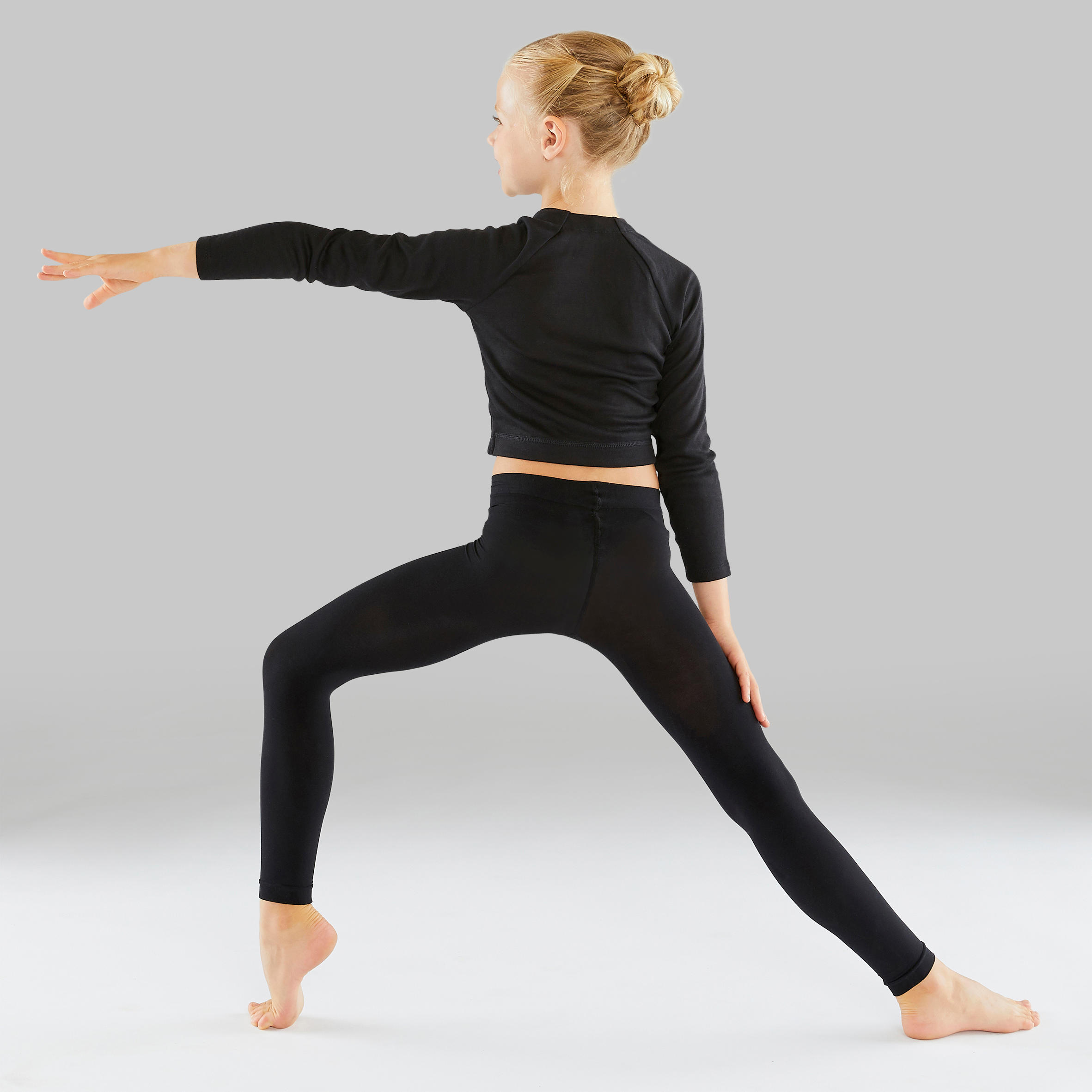 Footless dance tights black discount