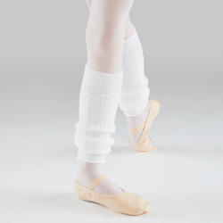 Beenwarmers voor ballet en moderne dans meisjes wit