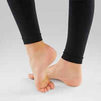 Girls' Footless Ballet and Modern Dance Tights - Black