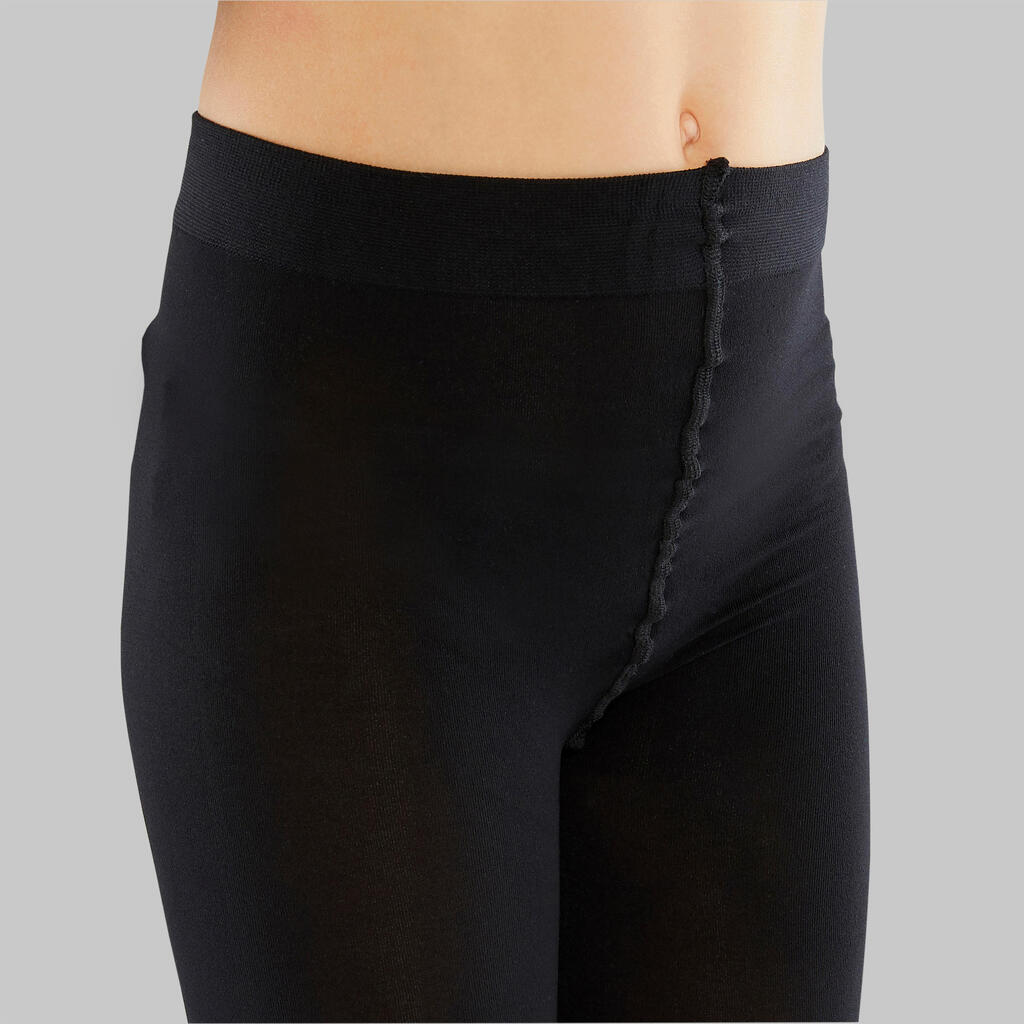 Girls' Footless Ballet and Modern Dance Tights - Cinnamon