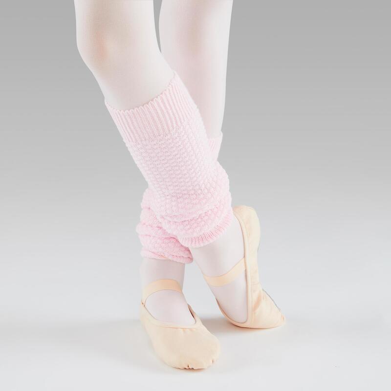 Lány lábmelegítő klasszikus baletthez és modern tánchoz, rózsaszín