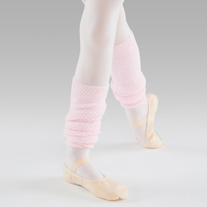 Beenwarmers voor ballet en moderne dans meisjes roze