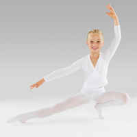 Girls' Ballet Tights - White