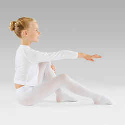 Girls' Ballet Tights - White