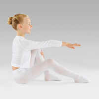 Girls' Ballet Tights - White