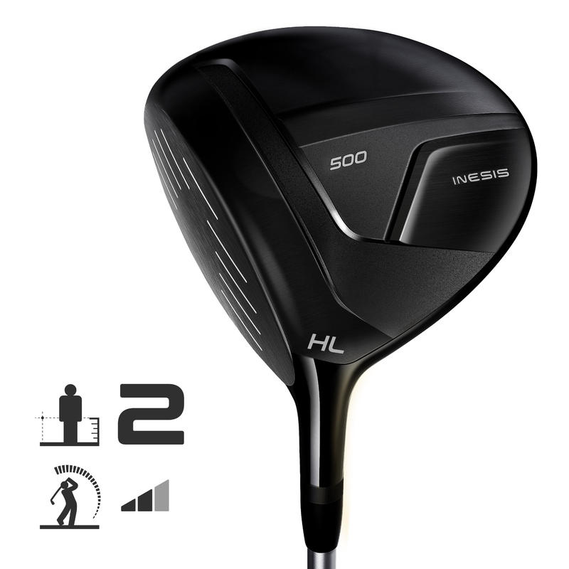 GOLF DRIVER 500 LEFTHANDED SIZE 2 & MEDIUM SPEED Decathlon