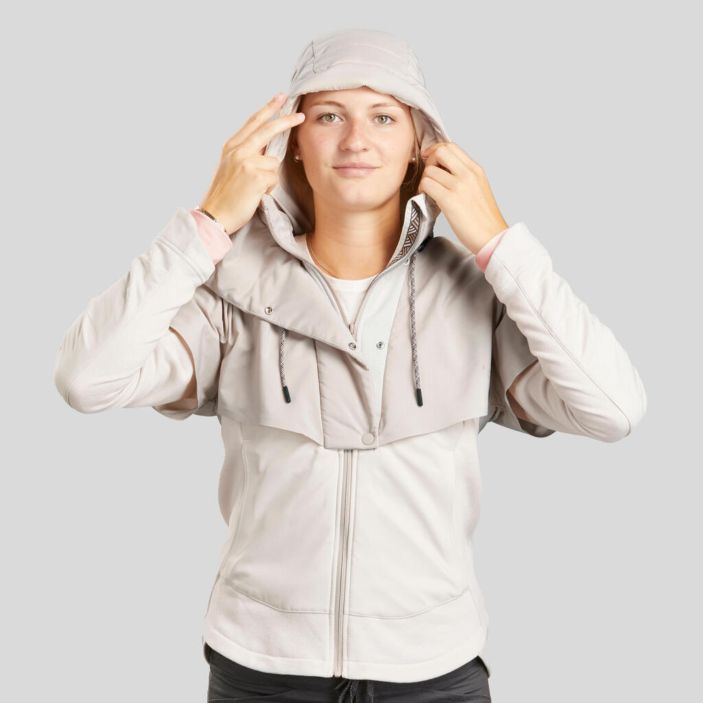 Women's NH500 Hybrid Hiking Sweatshirt