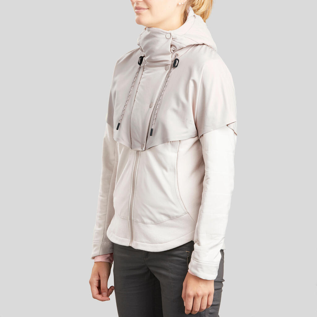 Women's NH500 Hybrid Hiking Sweatshirt