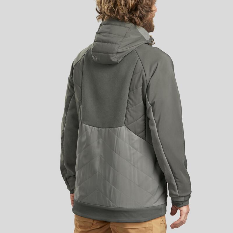 Sweat à capuche de randonnée nature - NH500 Hybride - Homme