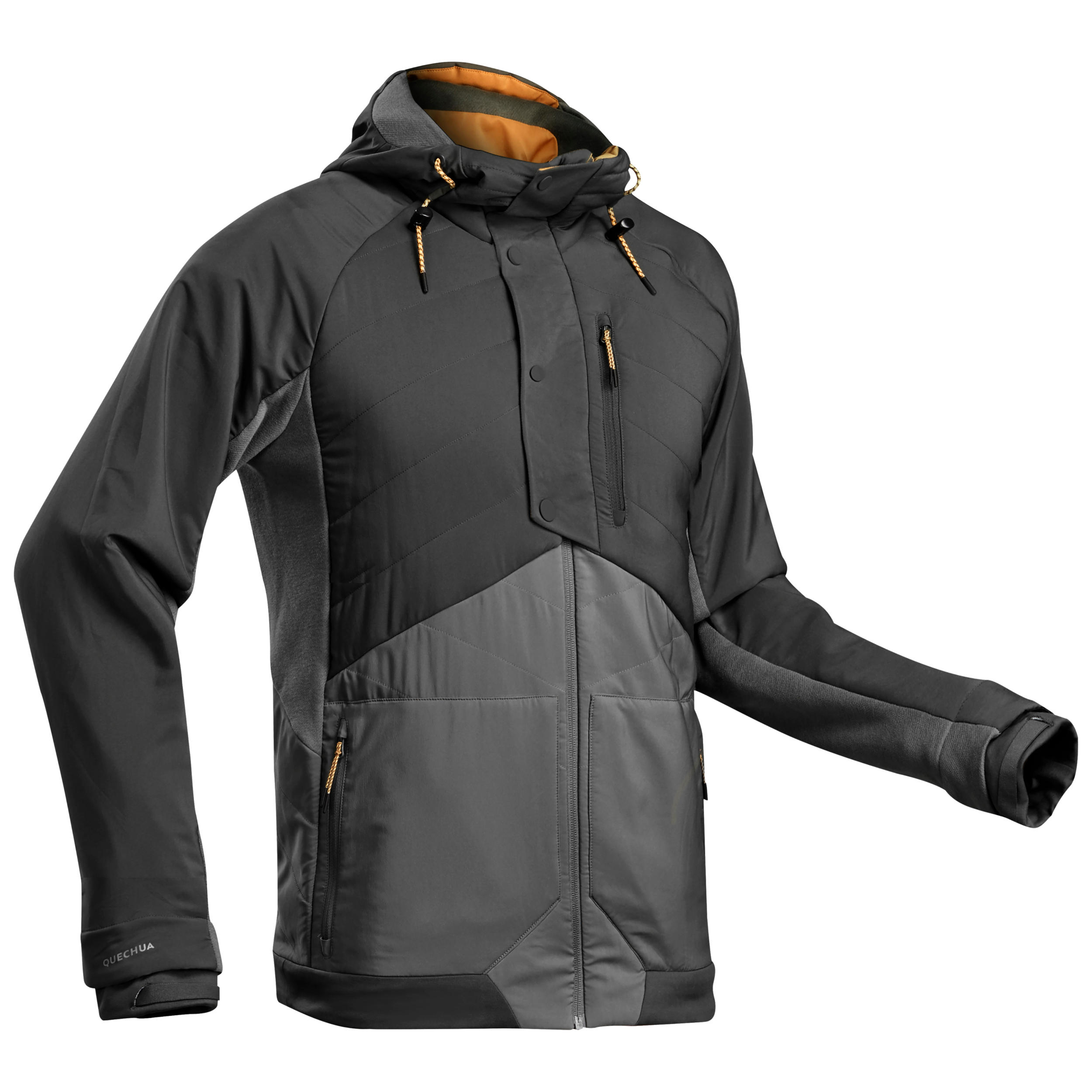 CHAQUETA SENDERISMO HOMBRE NH500 NEGRO - Decathlon