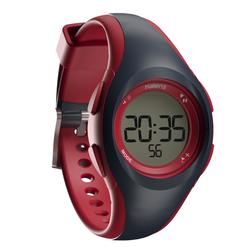 Montre chronomètre de course à pied W200 S rouge et bleu