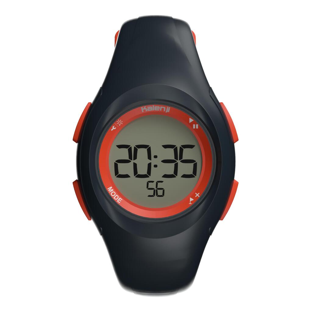 W200 S WOMEN'S RUNNING STOPWATCH - BLUE/ORANGE