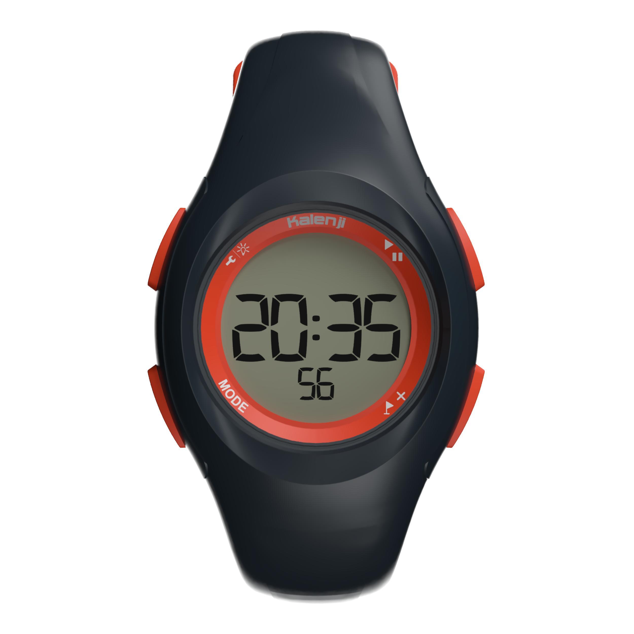 W200 S WOMEN'S RUNNING STOPWATCH - BLUE/ORANGE 2/6