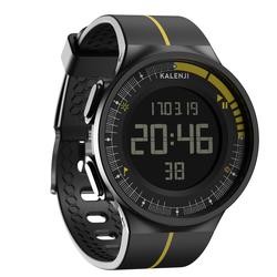 W500 Men's Running Stopwatch - Black / Yellow