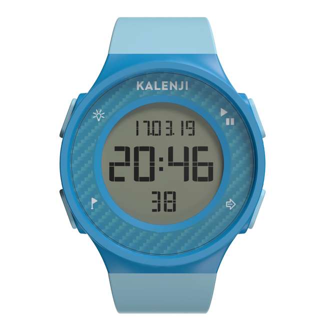 KIPRUN W500 M men's running timer watch Blue Decathlon