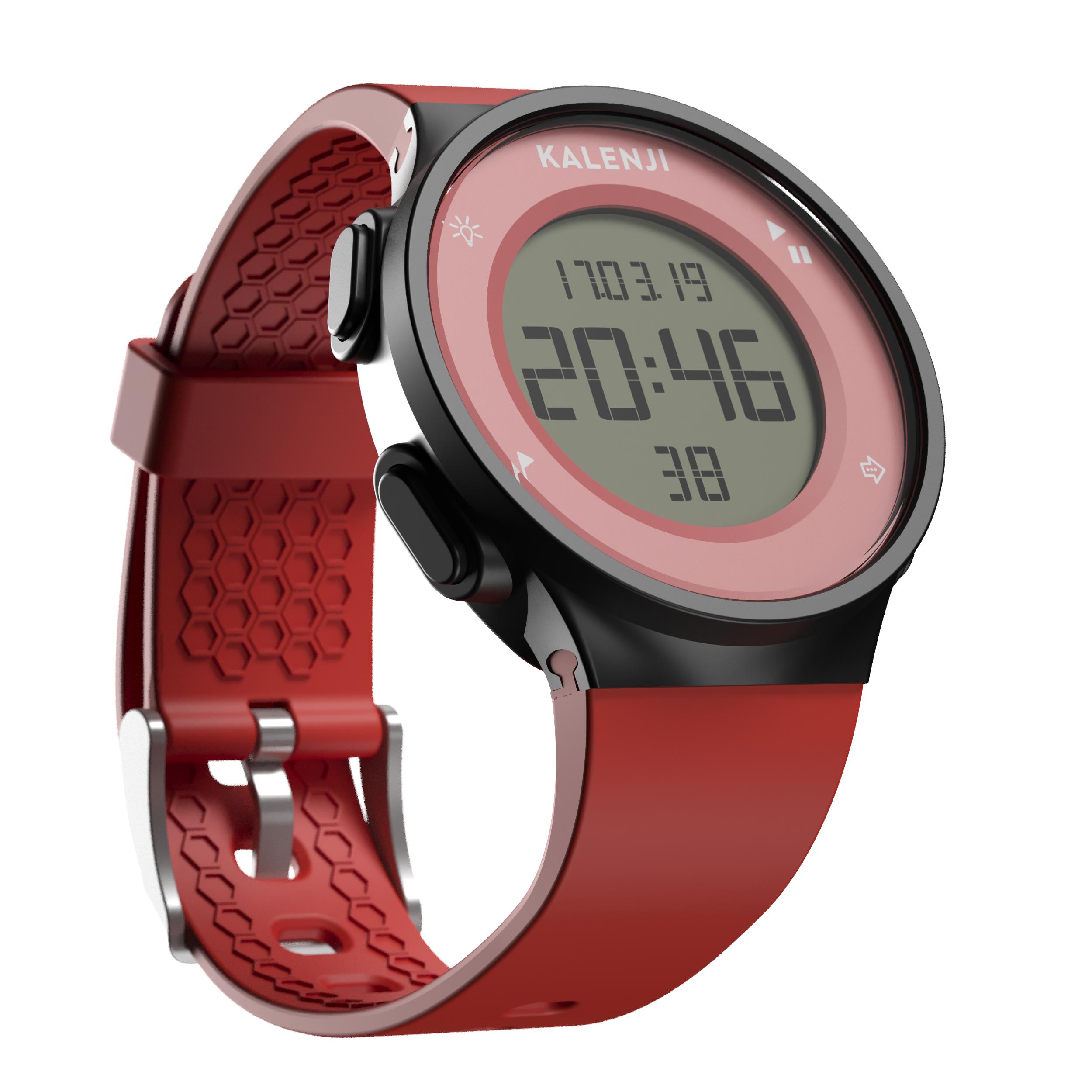 W500 M men's running stopwatch red 4/5