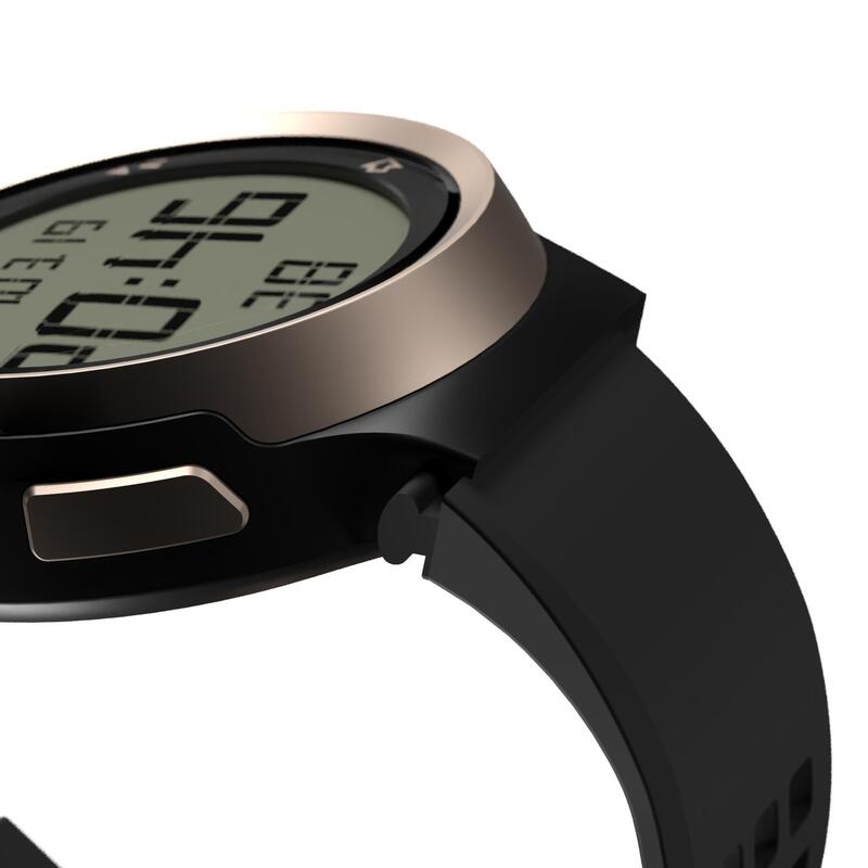 PRODUCTO REACONDICIONADO: RELOJ CRONÓMETRO DE RUNNING HOMBRE W900 NEGRO Y COBRE