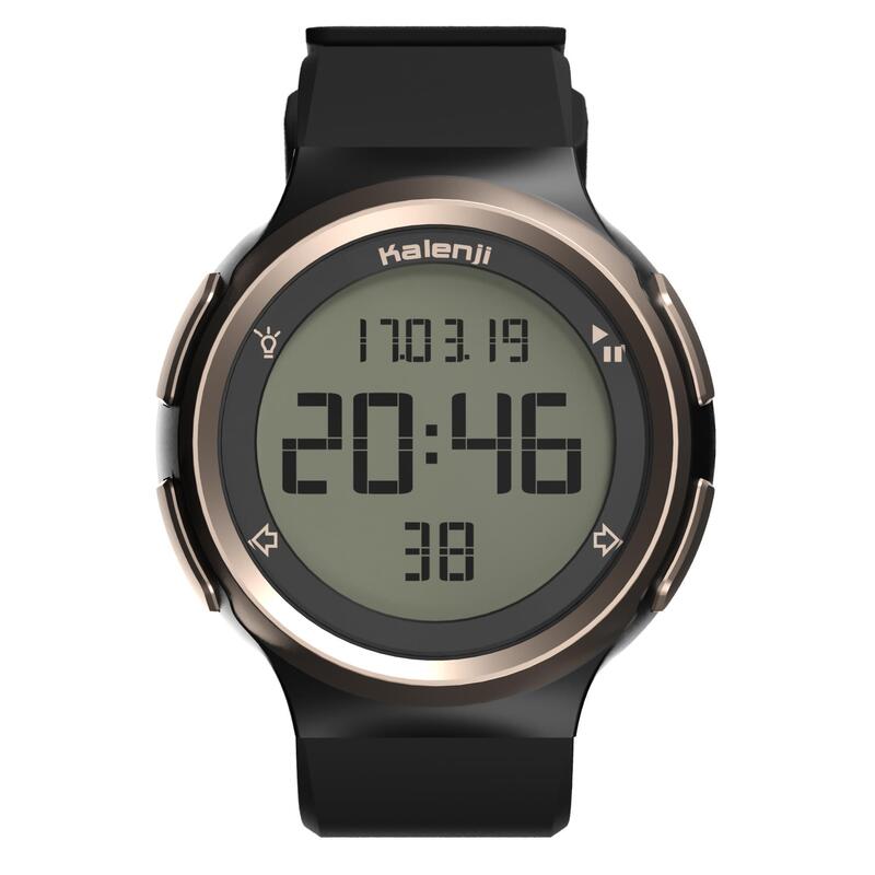 PRODUCTO REACONDICIONADO: RELOJ CRONÓMETRO DE RUNNING HOMBRE W900 NEGRO Y COBRE