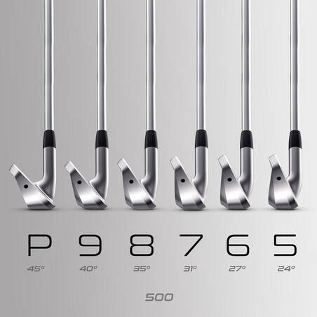 Set of golf irons right-handed size 2 medium speed - INESIS 500